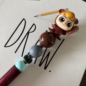 Disney Doorables: Peter Pan: The Lost Boys: Cubby handmade beaded pen